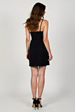 Spaghetti Straps Sheath Little Black Dress