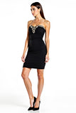 Strapless Bodycon Short Little Black Dress