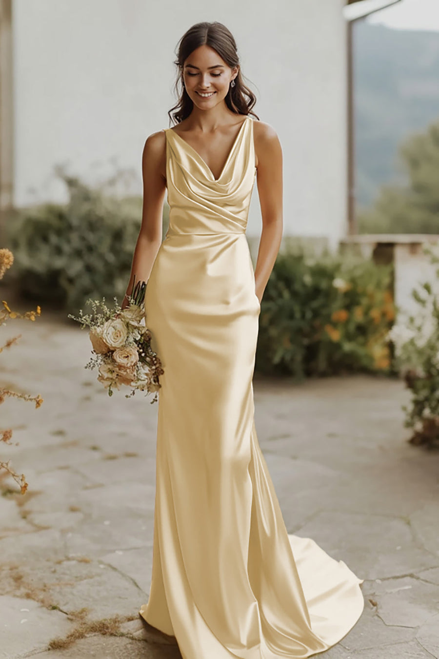 Yellow Bridesmaid Dresses  Zapaka CA