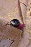 Rose Gold Single Breasted Notched Lapel Printed Men's Prom Blazer