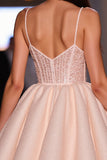 Blush Corset Short A Line Short Prom Dress