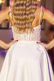 Corset White Appliqued Short Prom Dress