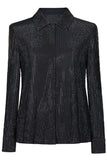 Sparkly Black 2-Piece Women Suits