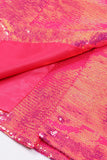 Sparkly Fuchsia 2 Piece Peak Lapel Women Suits with Pockets