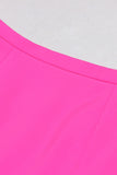 Black 2 Piece Peak Lapel Short Women Prom Suits with Feather
