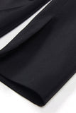 Sparkly Black Peak Lapel Single Breasted Women Prom Blazer with Rhinestones