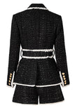 White 2-Piece Shawl Lapel Double Breasted Women Prom Suits