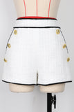White 2-Piece Shawl Lapel Double Breasted Women Prom Suits