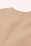 White Peak Lapel Sleeveless Satin Women Blazer