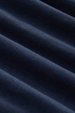 Navy 2 Piece Satin Sleeveless Women Prom Suits