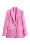 Pink 2 Piece Notched Lapel Women Prom Suits