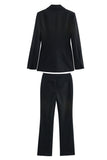 Black 2-Piece Notched Lapel Women Prom Suits