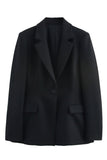 Black 2-Piece Notched Lapel Women Prom Suits