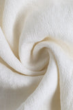 White V Neck A Line Long Summer Dress