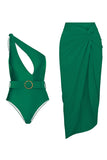 Black One Piece Cut Out Beach Swimwear