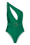 Black One Piece Cut Out Beach Swimwear