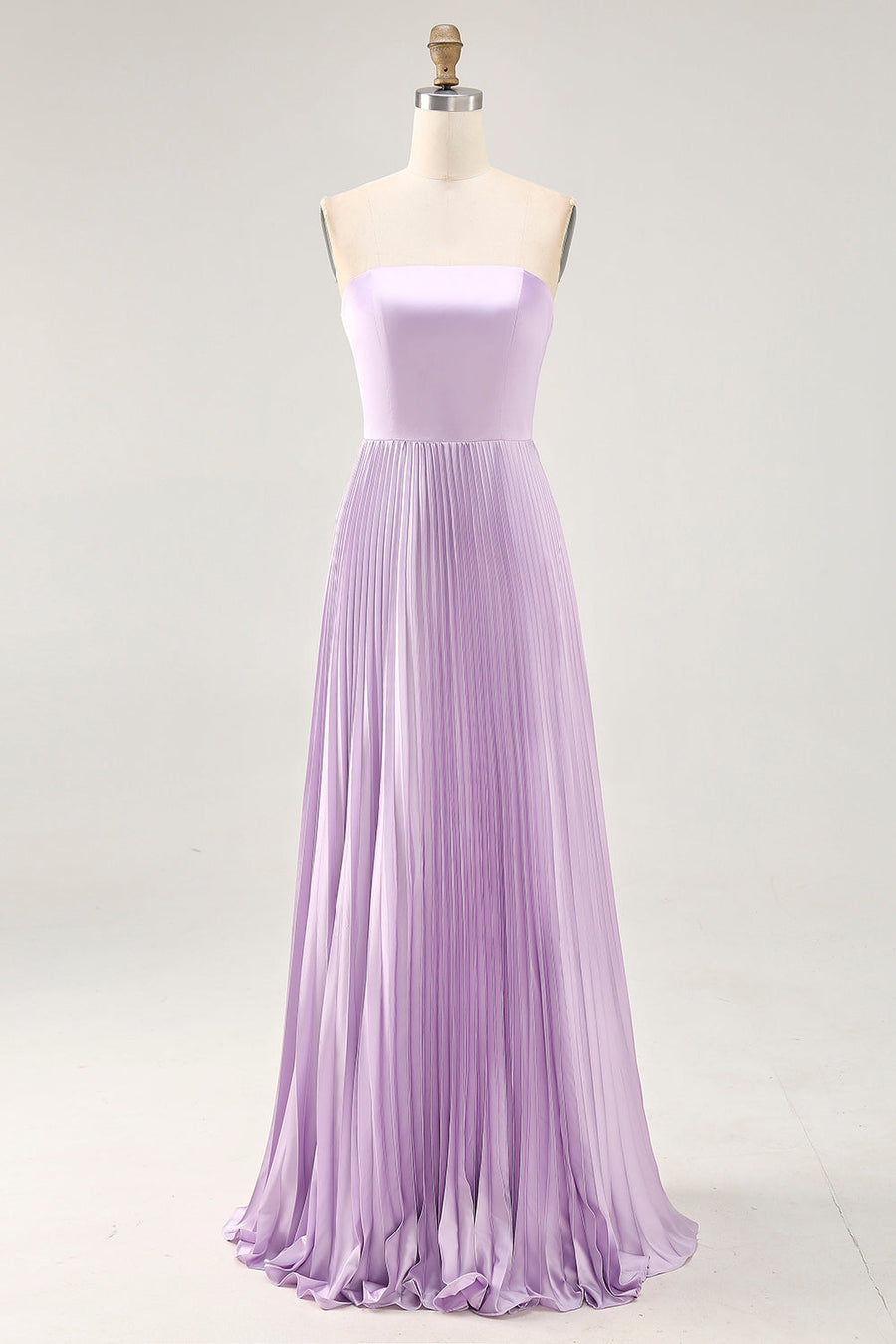 open lace back dress Modest Formal Shimmery Vine Dress G492 Lilac