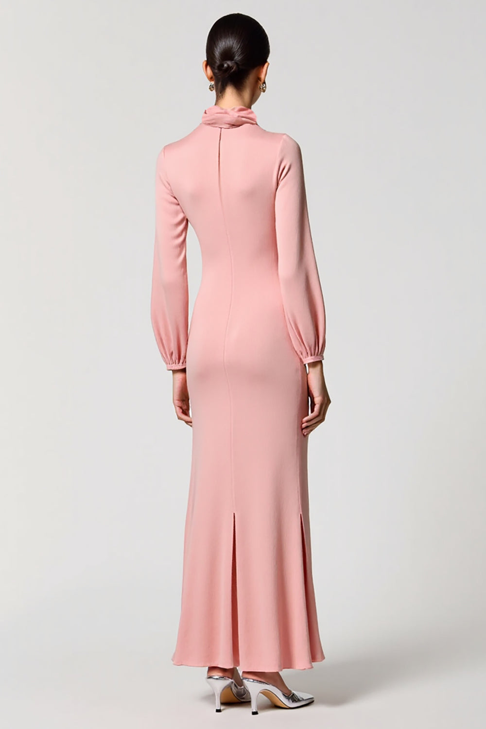 ZAPAKA Women Light Pink Wedding Guest Dress Long Sleeves Cowl Neck A Line Formal Dress – Zapaka CA ZAPAKA Women Light Pink Wedding Guest Dress Long Sleeves Cowl Neck A Line Formal Dress – Zapaka CA