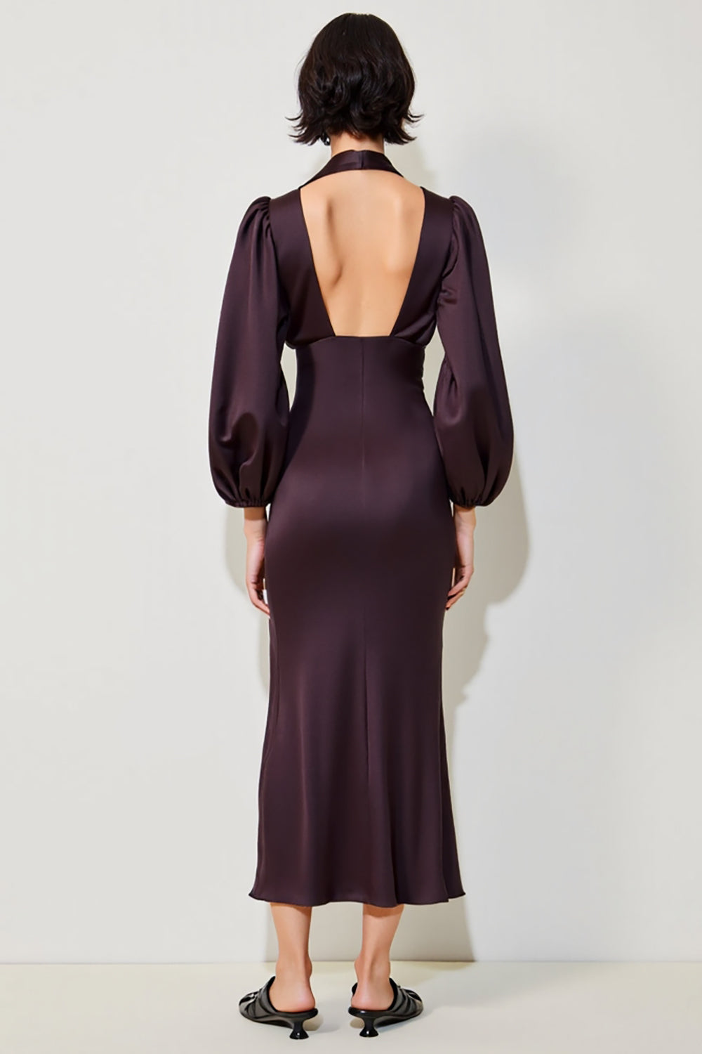 dark red wedding guest dress ZAPAKA Women Dark Red Wedding Guest Dress Sheath 3/4 Sleeves Lapel Midi Evening Party – Zapaka CA