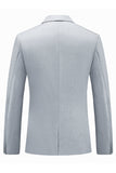 Black Notched Lapel Singel Breasted 2-piece Men Suits