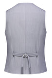 Light Grey 3 Pieces Notched Lapel Men's Formal Suits