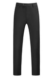 Blue and Black Notched Lapel Jacquard 2 Piece Men's Prom Suits