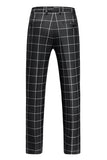 Black Striped 2 Pieces Peaked lapel Men's Prom Suits