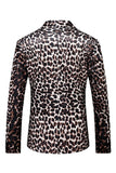 Leopard Peak Lapel 2-piece Men's Prom Suits
