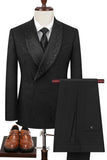 White Shawl Lapel 2-piece Men Suits with Beading