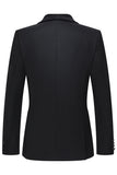 Shawl Lapel Black 3 Piece One Button Men's Business Suits