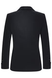 Double Breasted Black Shawl Lapel 2 Piece Men's Suits