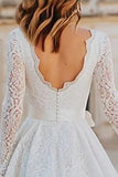 Ivory Lace V Neck A Line Midi Engagement Dress with Bow