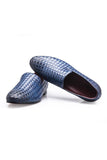 Black Casual Slip-On Leather Men's Shoes