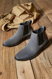 Black High-Top Casual Men's Shoes
