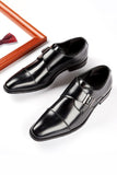 Brown Slip-On Leather Men's Party Shoes