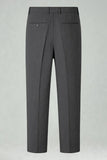 Navy Men's Suits Straight Leg Pants