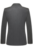 3 Piece Notched Lapel Men's Grey Suits