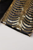 Sparkly Golden Notched Lapel 2 Pieces Men's Prom Suits