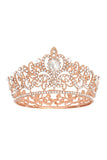 Crystal Prom Queen Pageant Golden Crown Tiara
