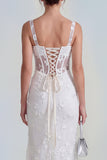 Lilac Sheath Sheer Corset Square Neck Midi Floral Dress with Lace Up Back