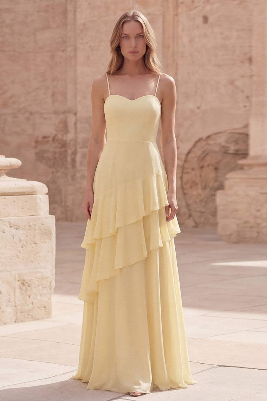 Yellow Bridesmaid Dresses  Zapaka CA