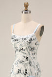 Light Blue Sequin Mermaid Ruffled Mother Of the Bride Dress
