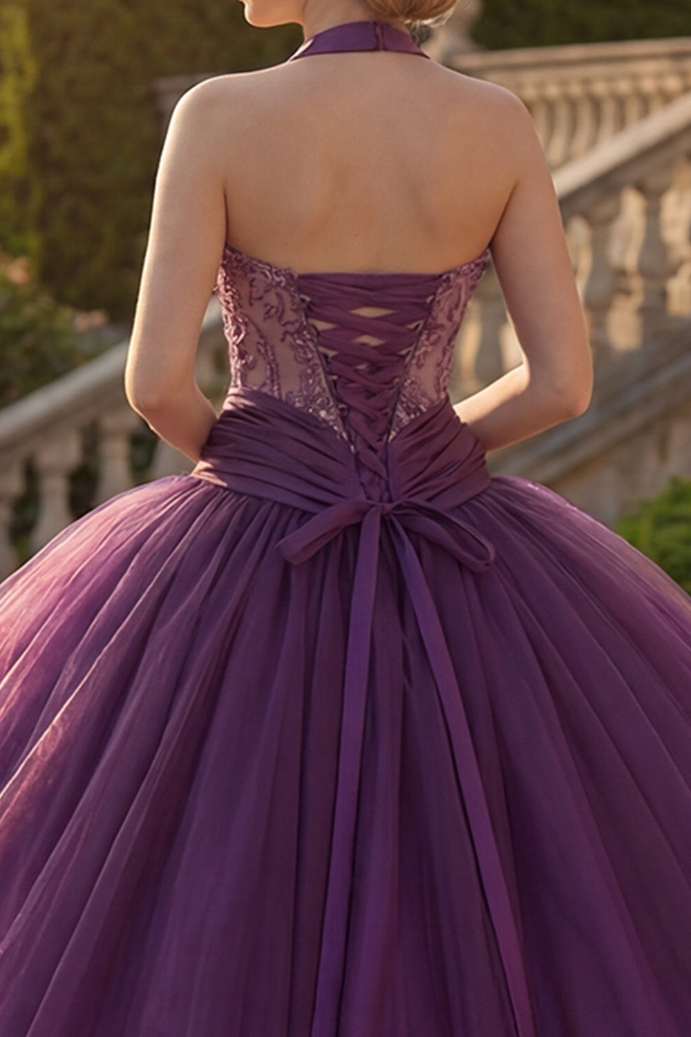 midnight purple quince dress Glow-in-the-Dark Quinceanera Dress: Princesa PR30172 Lavender/Champagne / 00