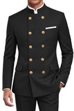 Navy 2 Piece Double Breasted Men's Suits