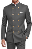Navy 2 Piece Double Breasted Men's Suits