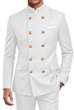 Navy 2 Piece Double Breasted Men's Suits