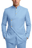 Single Breasted Coffee 2 Piece Men's Prom Suits