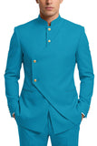 Single Breasted Coffee 2 Piece Men's Prom Suits