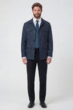 Beige Notch Lapel Single Breasted Men's Jacket