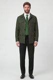 Beige Notch Lapel Single Breasted Men's Jacket